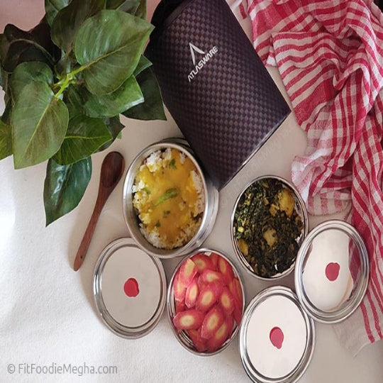 Atlasware Luncheon Stainless Steel Tiffin Boxes, Water Bottles and more....! — Reviewed!