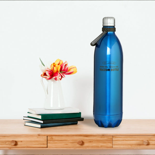 Stainless Steel Water Bottle - Steel Finish – Atlasware India