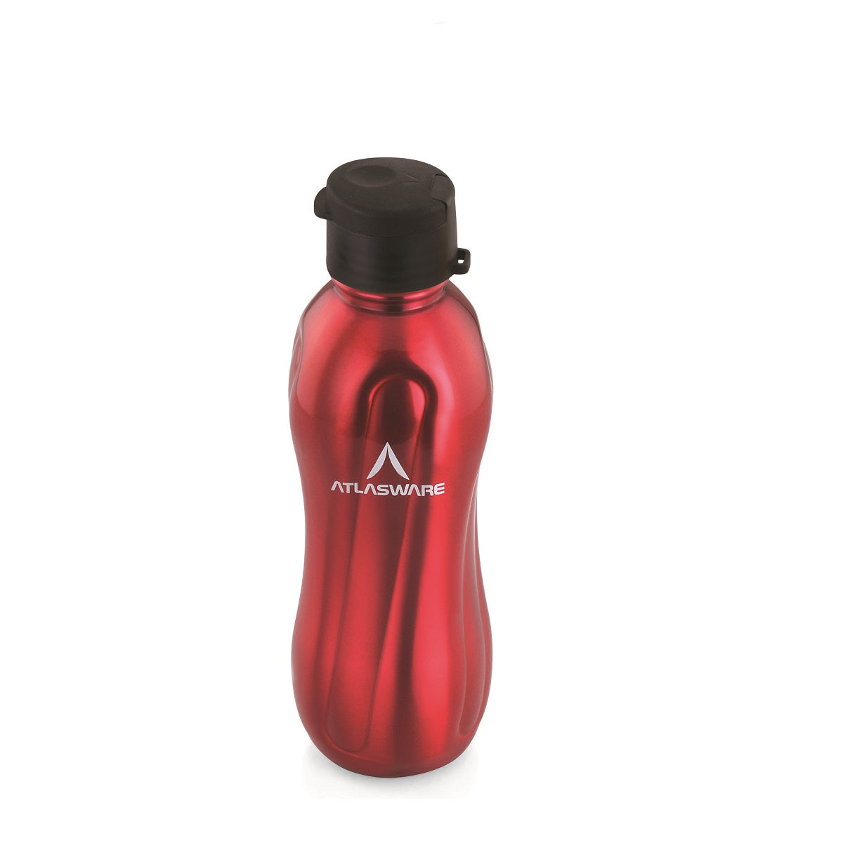 Stainless Steel Twister Water Bottle - Red