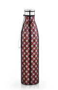Red Chequered Sleek Bottles Wellner by Atlasware 700 ML & 900 ML