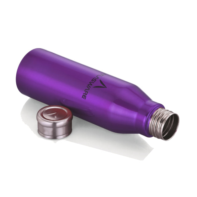 Stainless Steel Fridge Bottle - Purple – Atlasware India