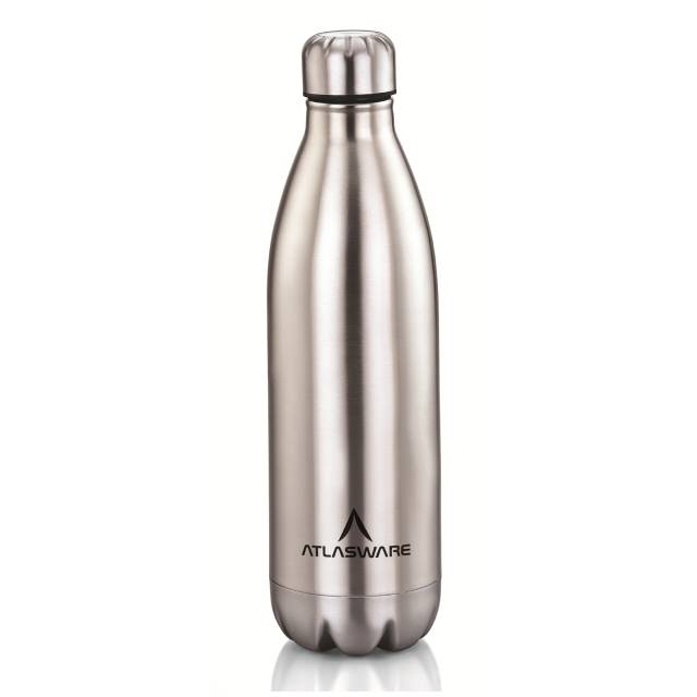 Stainless Steel Hot and Cold Vacuum Bottle Matt Steel Finish