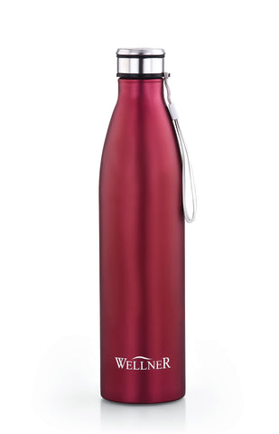 Red Matt Sleek Bottles Wellner by Atlasware 700 ML & 900 ML