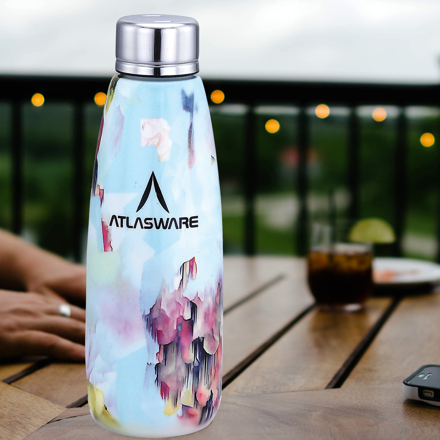 Digital Finish Fridge Bottle Light Blue 500 ml – Atlasware India